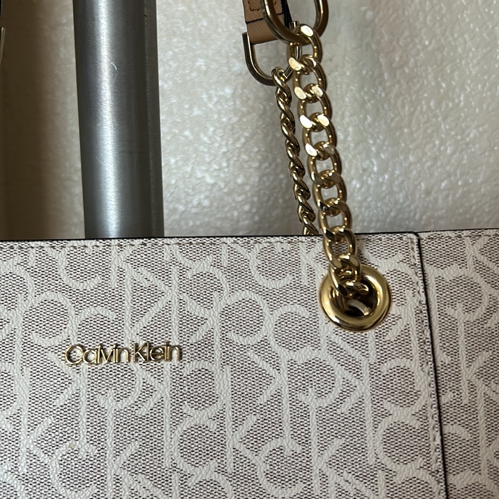 Ck Monogram Chainlink Tote Bag - image 6